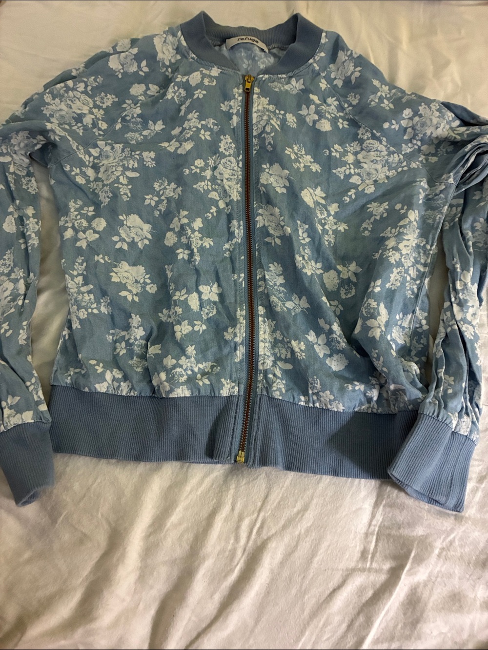 Blue Floral Jacket